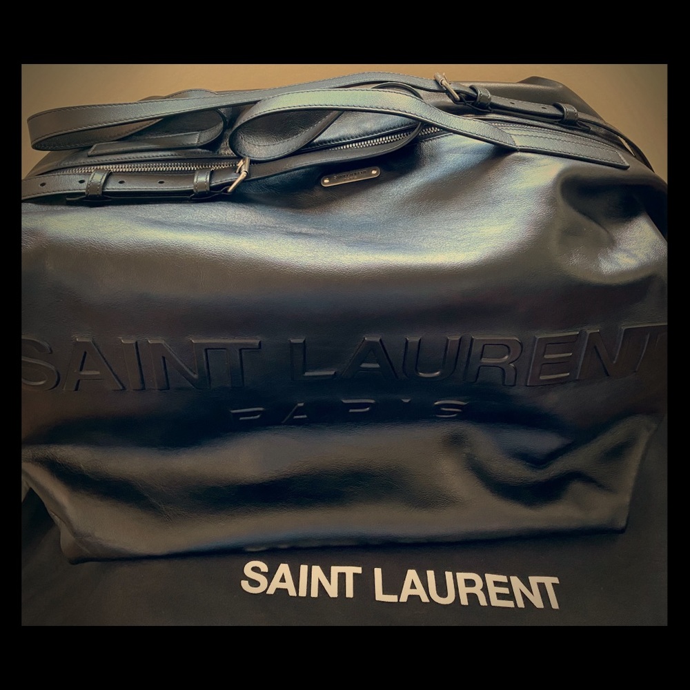 Saint Laurent Calf Leather ID Bag Limited Version